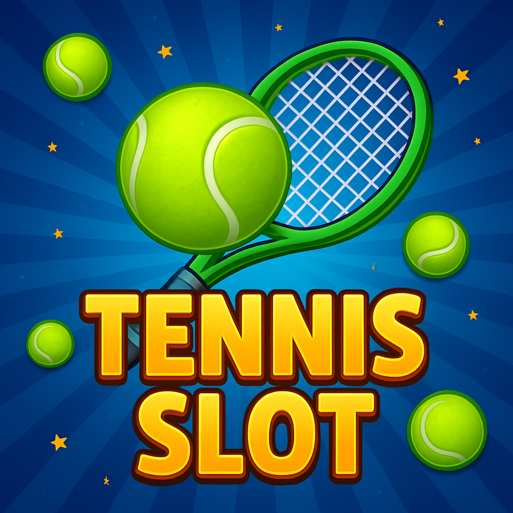 Tennis Game tenisz témájú játék grafikája