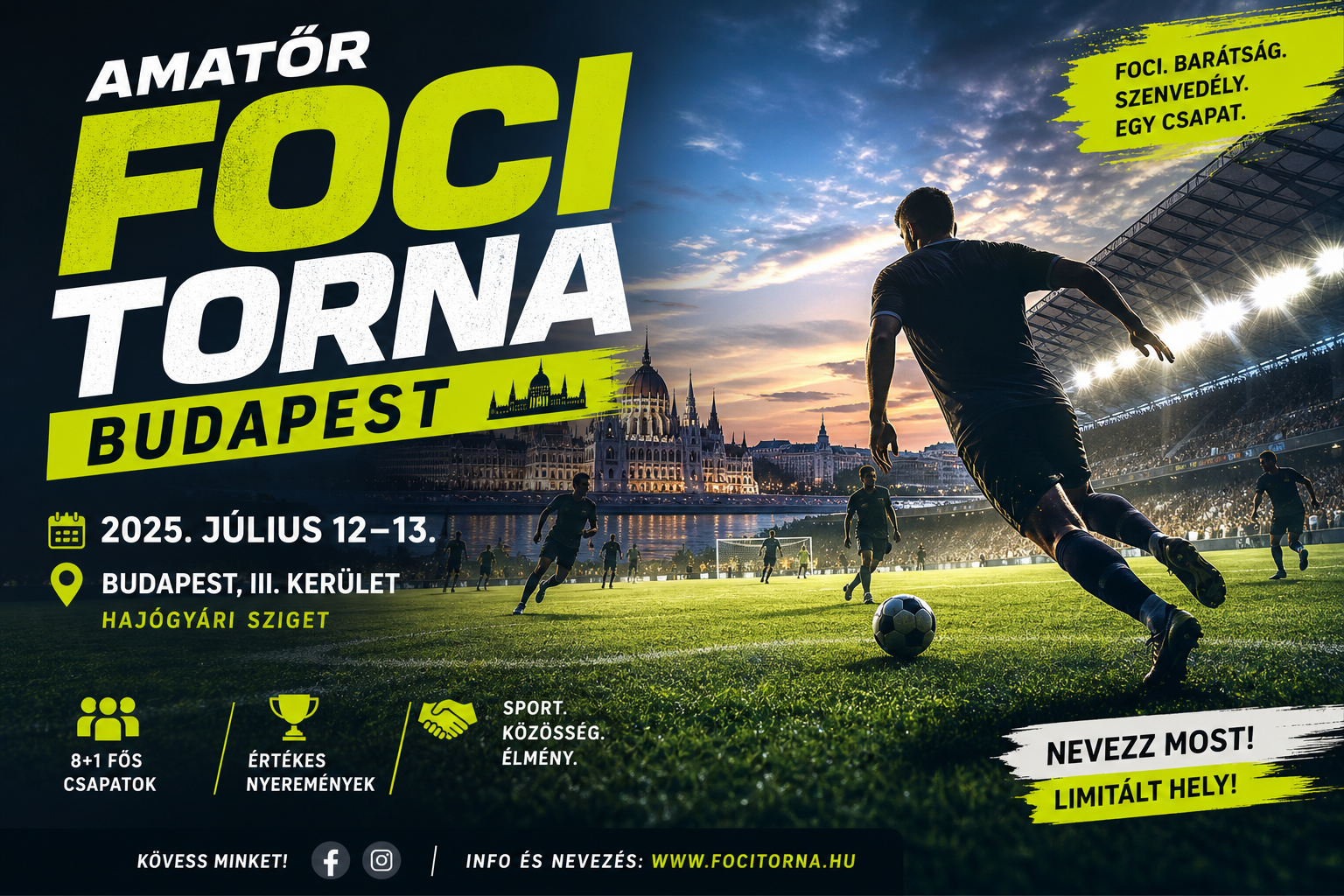 Budapesti Amatőr Kupa 2026 plakát